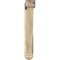 Ekena Millwork Traditional Arts and Crafts Rough Sawn Bracket w/ Offset Brace, Douglas Fir, 6"W x 34"D x 40"H BKT0604X34X40TRA03RDF - alternate 3